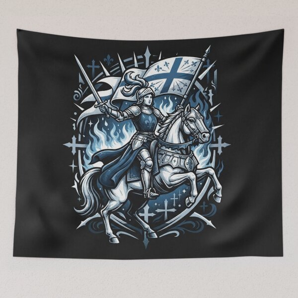 Item preview, Joan of Arc Warrior Knight on Horseback designed and sold by Owcomm.