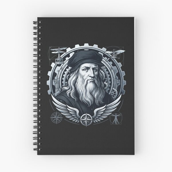 Item preview, Leonardo da Vinci Renaissance Genius Inventor Gear Portrait designed and sold by Owcomm.