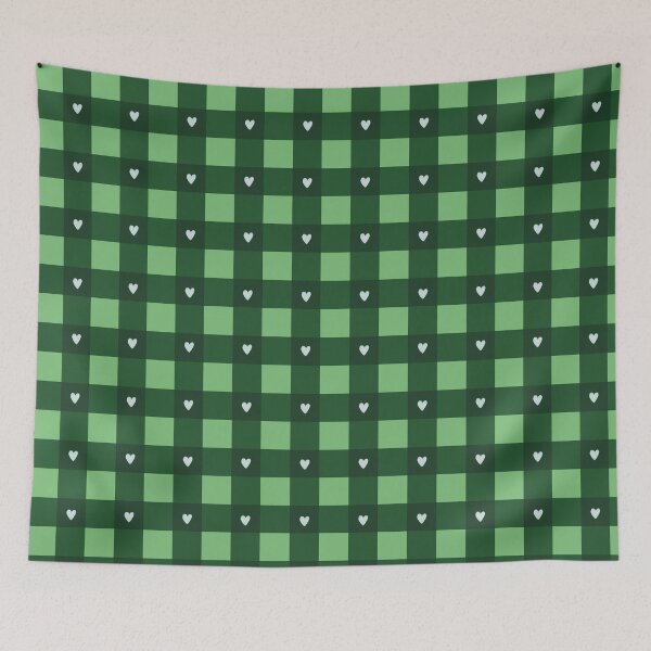 Item preview, Dark Green Gingham Pattern designed and sold by EJs .
