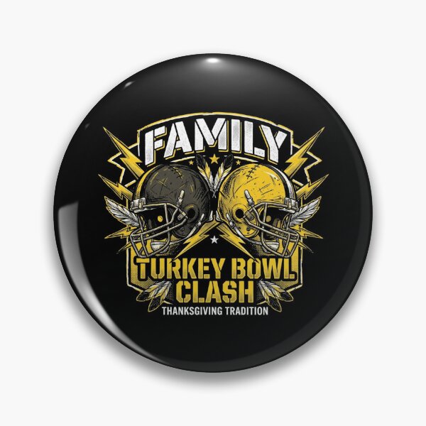 Item preview, Family Turkey Bowl Clash Head To Head Thanksgiving Football Rivalry designed and sold by TeNovaStudio ⭐⭐⭐⭐⭐.