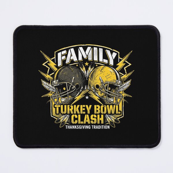 Item preview, Family Turkey Bowl Clash Head To Head Thanksgiving Football Rivalry designed and sold by TeNovaStudio ⭐⭐⭐⭐⭐.