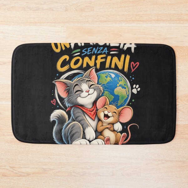 Item preview, Un’Amicizia Senza Confini – Cat & Mouse Friendship designed and sold by The Kawaii Forge.
