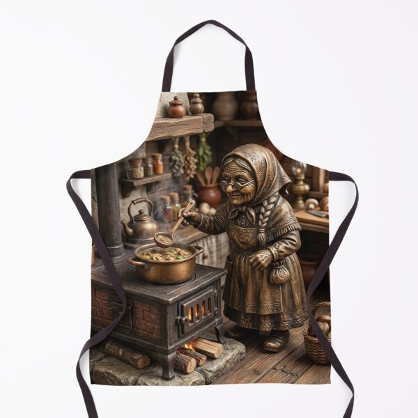 Item preview, Babcia Mushroom Soup Gnome Art Print – Cozy Grandma Gift, Poland Travel Decor designed and sold by Purrfecta.
