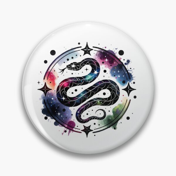 Artikelvorschau, Galaxy Snake Cosmic Mystical Spiritual Serpent Witchy Reptile entworfen und verkauft von Polaris Bear.