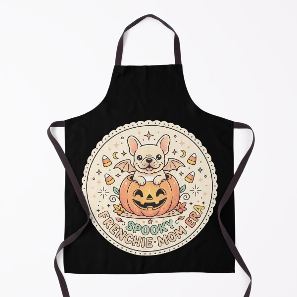 Item preview, Spooky Frenchie Mom Era Pumpkin French Bulldog Halloween Badge designed and sold by TeNovaStudio.