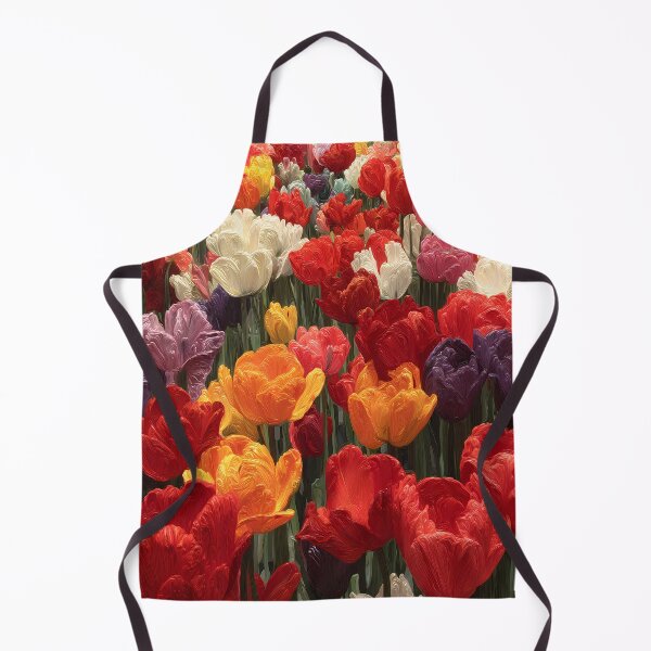 Item preview, Tulips Botanical Wall Art Colorful Flower Painting designed and sold by AutoPopStudio.