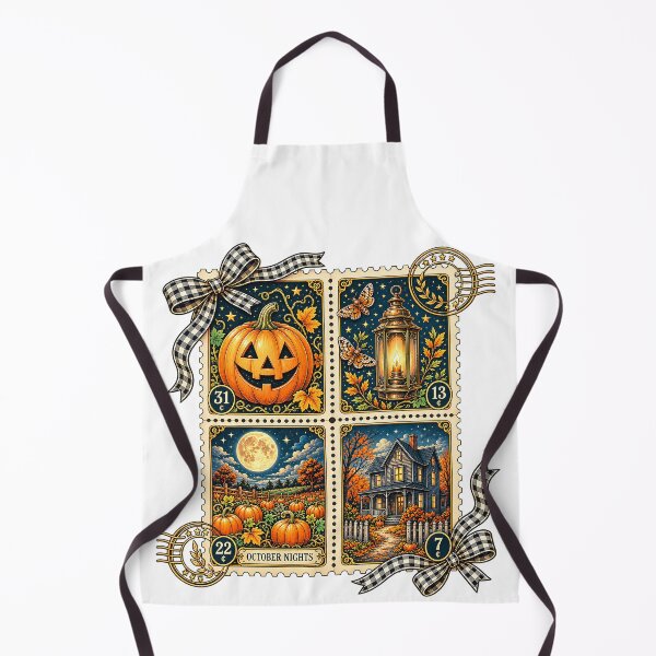 Item preview, October Nights – Vintage Halloween Postage Stamp Collection designed and sold by webpatty.