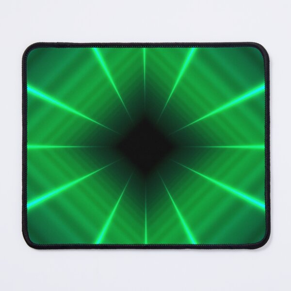 Item preview, Rotated Green Square Tunnel designed and sold by Electric Shock!! Design.