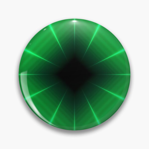 Item preview, Rotated Green Square Tunnel designed and sold by Electric Shock!! Design.
