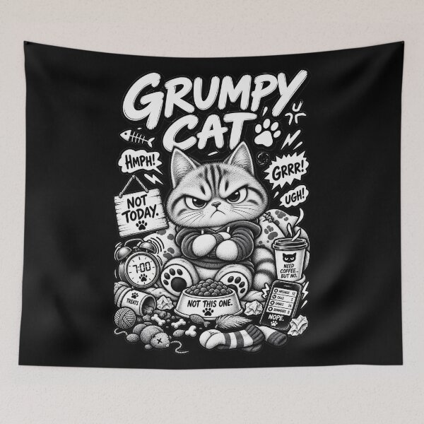 Item preview, Grumpy Cat  designed and sold by Meow Story .