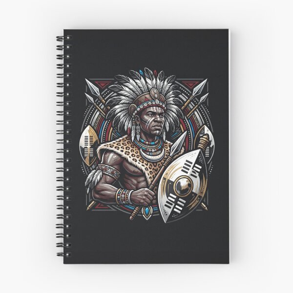 Item preview, Legendary African Warrior King Shaka Portrait designed and sold by Owcomm.