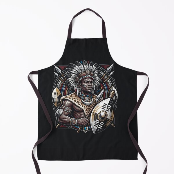 Item preview, Legendary African Warrior King Shaka Portrait designed and sold by Owcomm.
