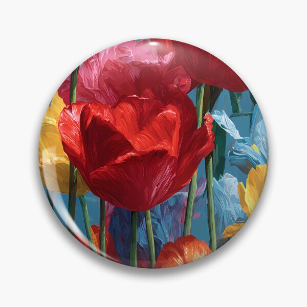 Item preview, Tulips Floral Masterpiece Elegant Nature Inspired Art designed and sold by AutoPopStudio.