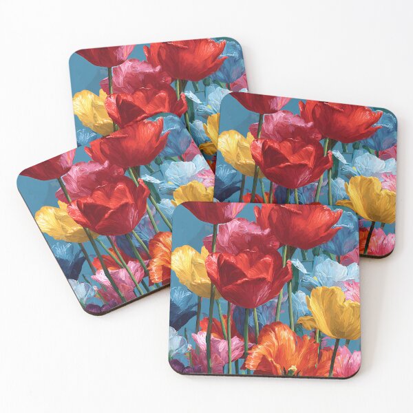 Item preview, Tulips Floral Masterpiece Elegant Nature Inspired Art designed and sold by AutoPopStudio.