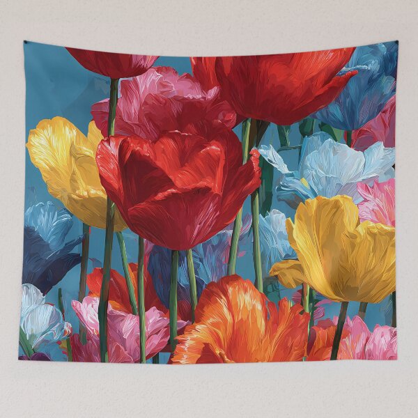 Item preview, Tulips Floral Masterpiece Elegant Nature Inspired Art designed and sold by AutoPopStudio.
