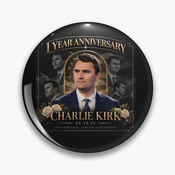 Item preview, CHARLIE KIRK 1 YEAR ANNIVERSARY designed and sold by Patriotic-Eagle.
