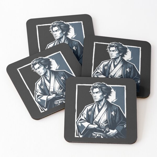 Item preview, Miyamoto Musashi Japanese Samurai Ronin Portrait designed and sold by Owcomm.