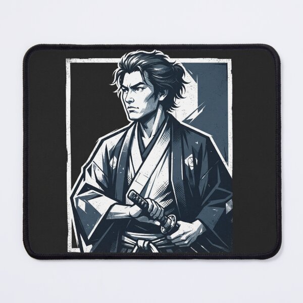 Item preview, Miyamoto Musashi Japanese Samurai Ronin Portrait designed and sold by Owcomm.