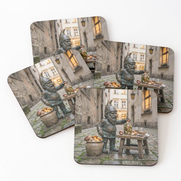 Item preview, Mushroom Pickling Gnome Art Print – Rustic Foodie Gift, Poland Travel Decor designed and sold by Purrfecta.