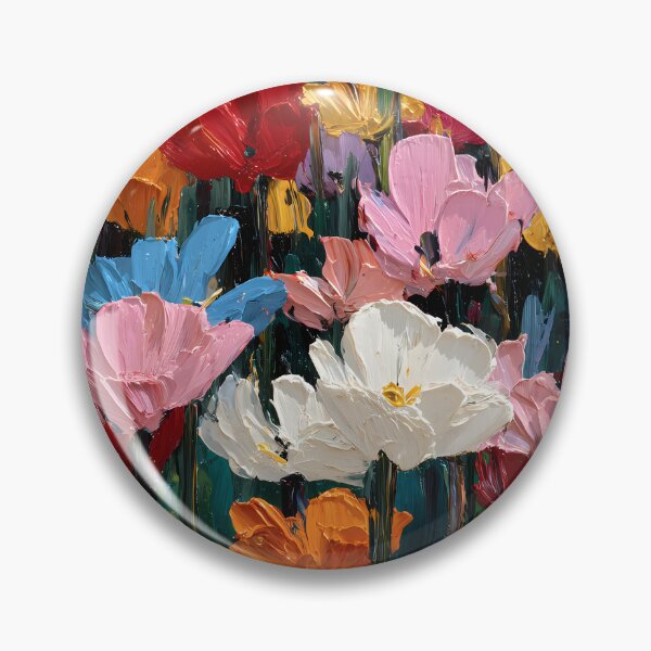 Item preview, Tulips Flower Garden Contemporary Wall Artwork designed and sold by AutoPopStudio.