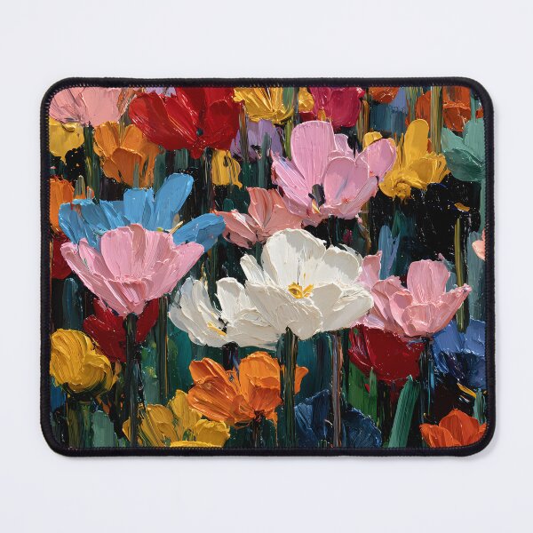 Item preview, Tulips Flower Garden Contemporary Wall Artwork designed and sold by AutoPopStudio.