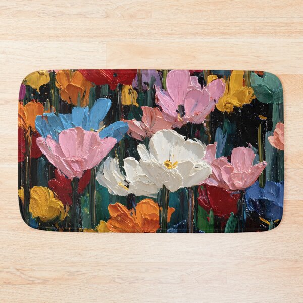 Item preview, Tulips Flower Garden Contemporary Wall Artwork designed and sold by AutoPopStudio.