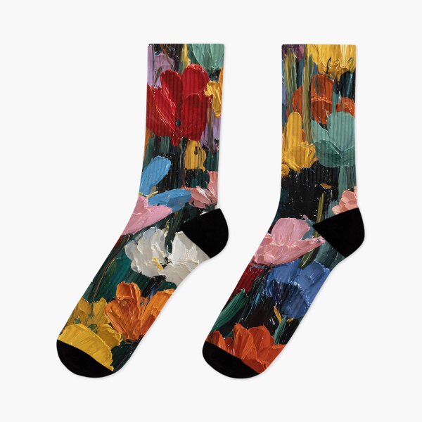 Item preview, Tulips Flower Garden Contemporary Wall Artwork designed and sold by AutoPopStudio.