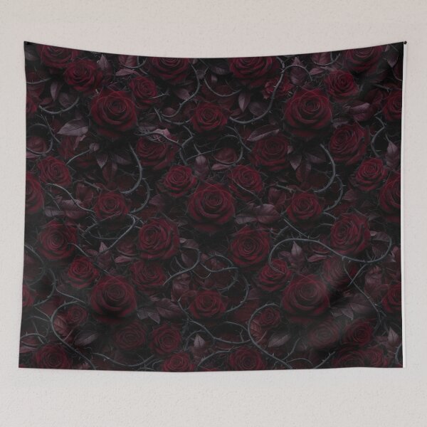 Item preview, Dark Red Roses And Thorns Pattern designed and sold by Owcomm.