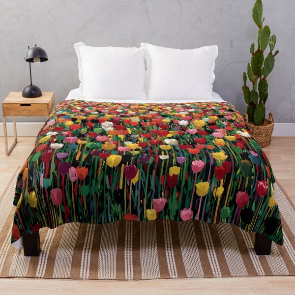 Item preview, Tulips Romantic Floral Art Beautiful Botanical Painting designed and sold by AutoPopStudio.