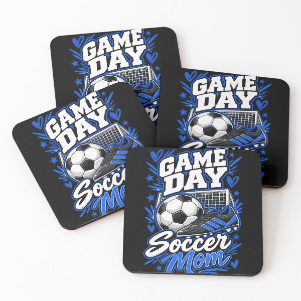 Item preview, Game Day Soccer Mom Sports Cleat Ball Blue Graphic designed and sold by Whirx.