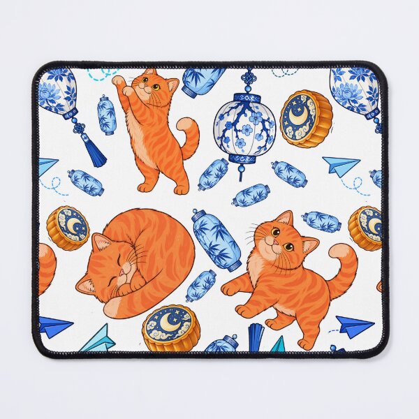 Item preview, Ginger cat pattern designed and sold by BigfeetLittlepaws.