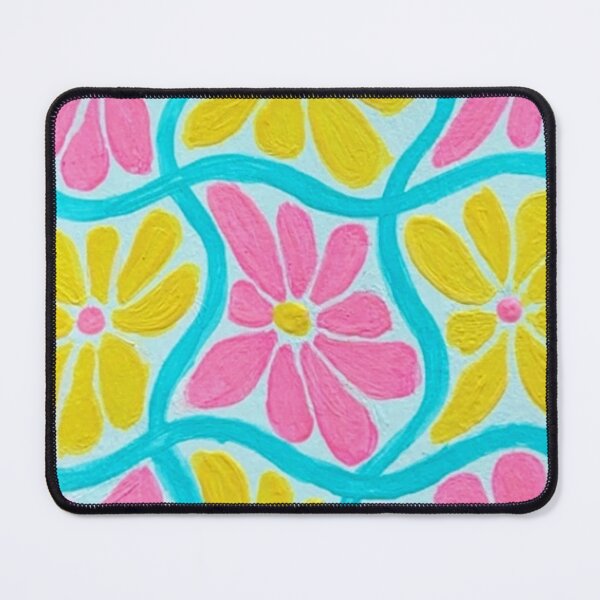 Item preview, Pink and Yellow Groovy Flowers designed and sold by Sydney-Sunxhine.
