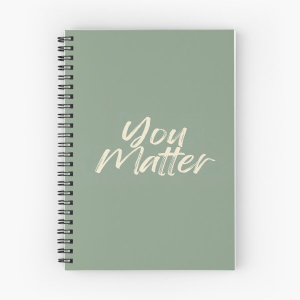 Item preview, You Matter Minimalist Typography Design | Wellness Word Art designed and sold by Kokorolab.