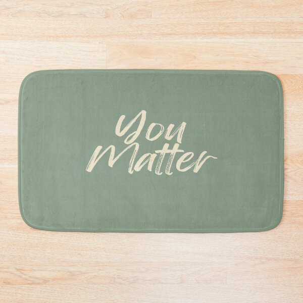 Item preview, You Matter Minimalist Typography Design | Wellness Word Art designed and sold by Kokorolab.