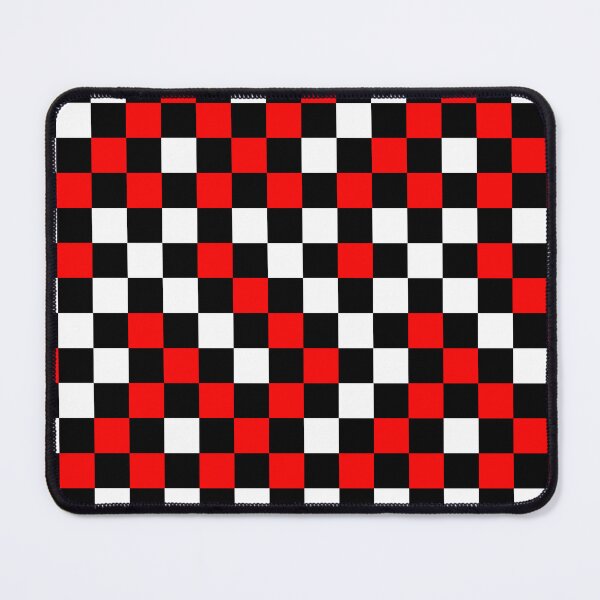 Item preview, Red Black And White Checkered Pattern Design   designed and sold by PatternTitan.