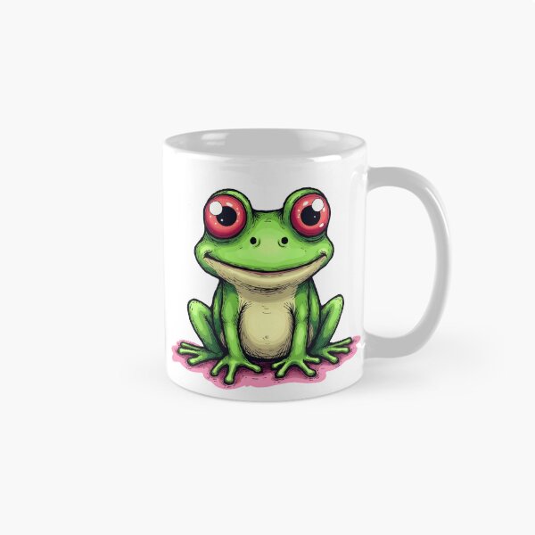 Item preview, Bright Green Frog Illustration designed and sold by Found Dream.