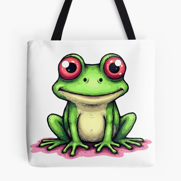 Item preview, Bright Green Frog Illustration designed and sold by Found Dream.