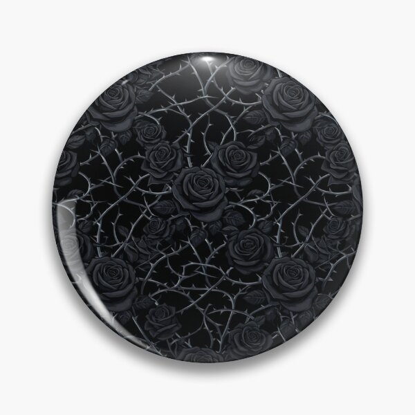 Item preview, Dark Gothic Black Roses And Thorny Vines Pattern designed and sold by Owcomm.