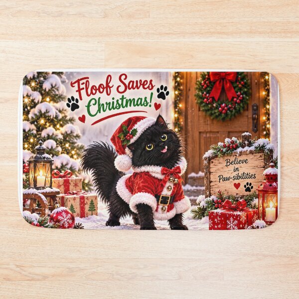 Item preview, Floof’s Christmas Trouble designed and sold by lumar23.