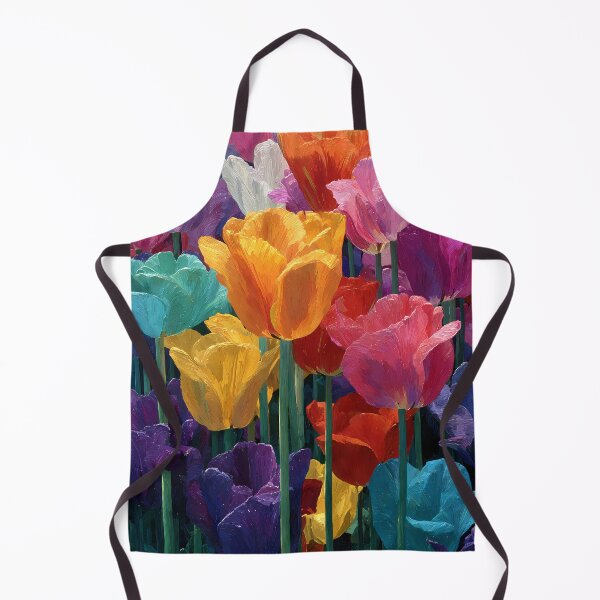 Item preview, Tulips Bright Bloom Colorful Flower Wall Decor designed and sold by AutoPopStudio.