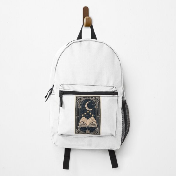 Item preview, Celestial Book And Moon Vintage Tarot Card Dark Academia Sticker designed and sold by NEL-BOX.