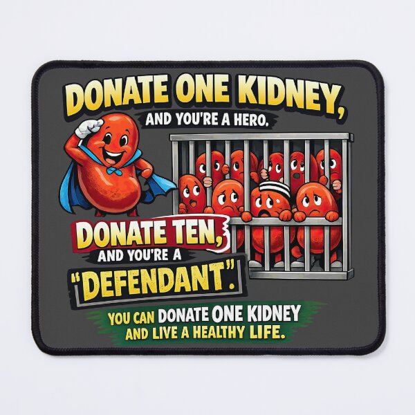 Item preview, Donate One Kidney, Become a Hero   designed and sold by SHHCreations.
