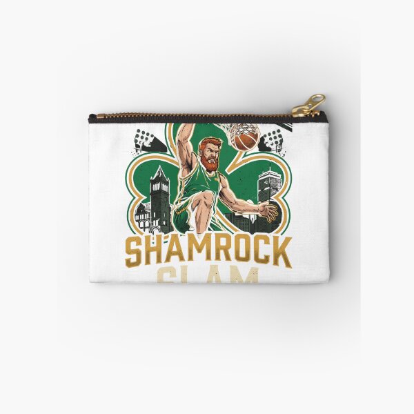 Item preview, Shamrock Slam Boston Basketball Leprechaun Mascot Art designed and sold by Pandora´s Box.