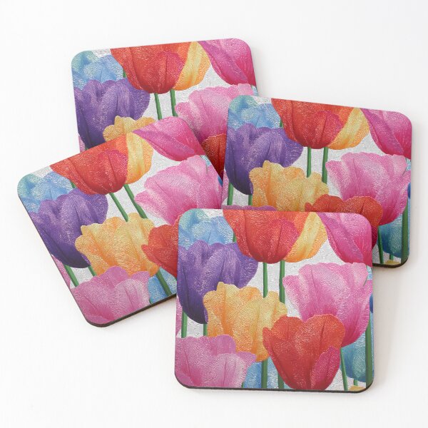Item preview, Tulips Artistic Flower Print Modern Home Decoration designed and sold by AutoPopStudio.