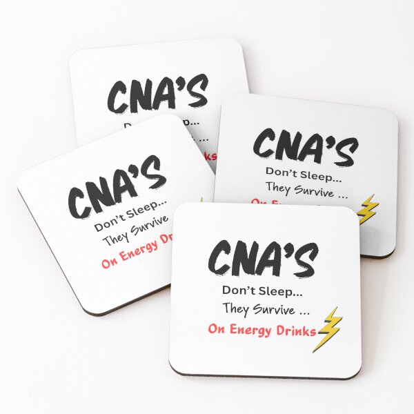 Item preview, CNA's Dont Sleep... They survive...On Energy Drinks designed and sold by Everlumias.