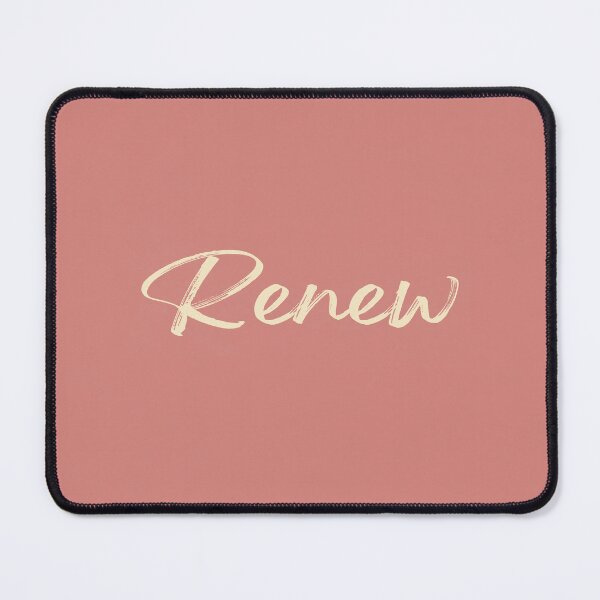 Item preview, Renew Minimalist Typography Design | Wellness Word Art designed and sold by Kokorolab.