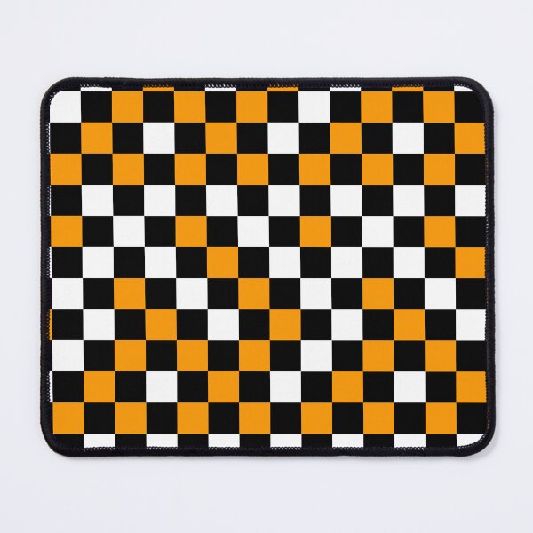 Item preview, Yellow Black And White Checkered Pattern Design   designed and sold by PatternTitan.