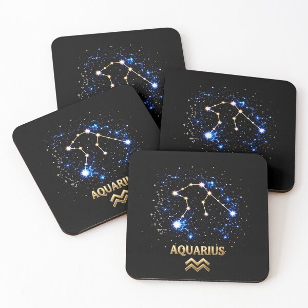Item preview, Aquarius Constellation – Celestial Zodiac Star Art designed and sold by Classic Chaos Creations.