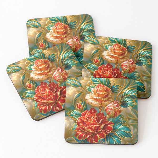 Item preview, Red Roses Botanical Art designed and sold by MargaretWiktor.