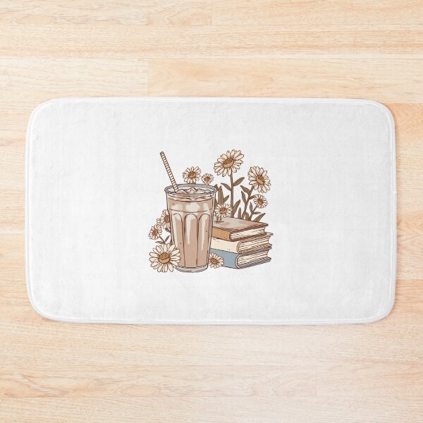 Item preview, Iced Coffee And Book Stack Daisies Cute Reader Lifestyle Sticker designed and sold by NEL-BOX.